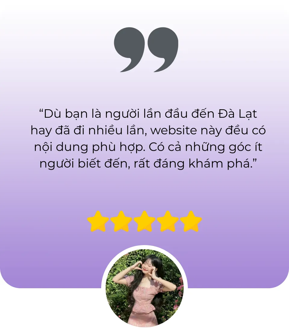 Feedback Thích Đà Lạt 2