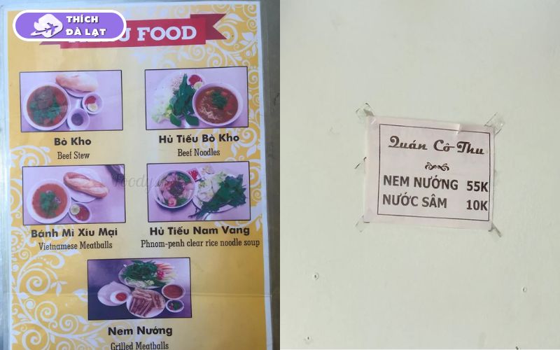 nem nướng cô thu