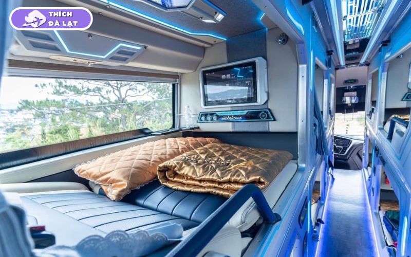 xe giường đôi đi đà lạt