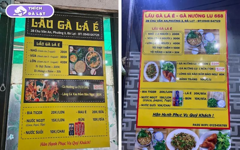lẩu gà lá é 668