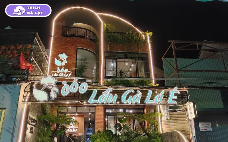 lẩu gà lá é ò ó o đà lạt