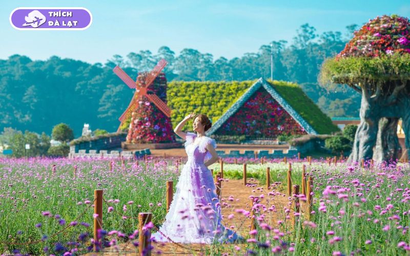 vườn hoa đà lạt