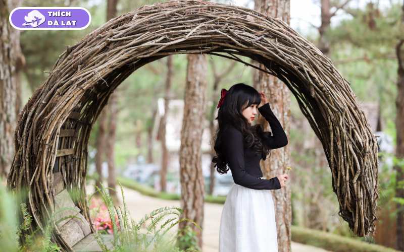 vườn hoa khô đà lạt