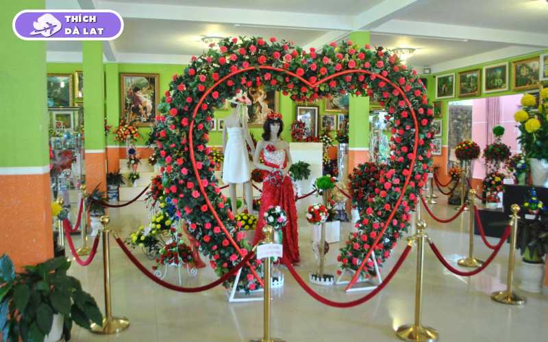 vườn hoa khô đà lạt