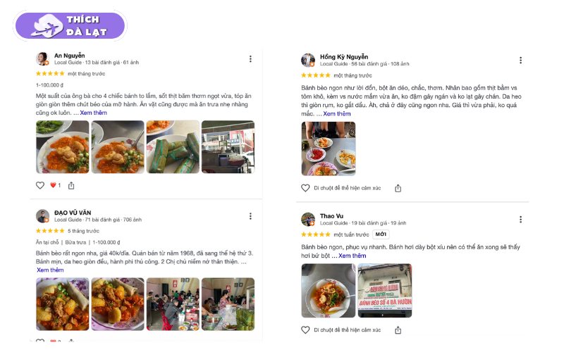 Review chi tiết về quán Bánh Bèo Bà Hường – Chánh hiệu số 4 11 bánh bèo bà hường