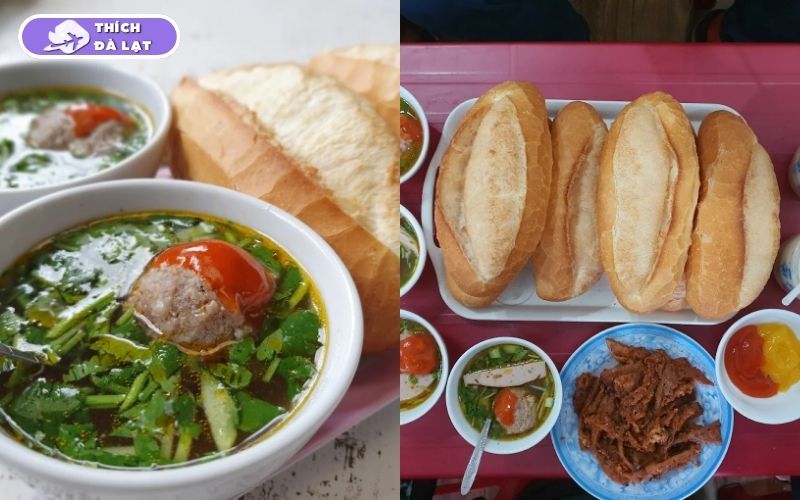 bánh mì xíu mại cô hồng đà lạt