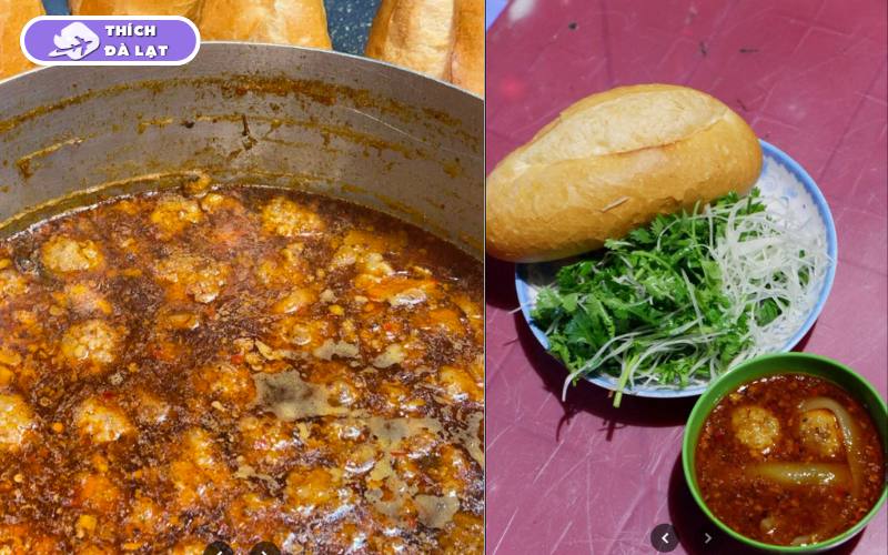 bánh mì xíu mại nga đà lạt