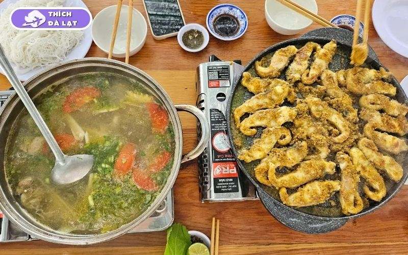 Review mới nhất về quán Cá Tầm Ánh Dương Đà Lạt hải sản tươi 9 cá tầm ánh dương