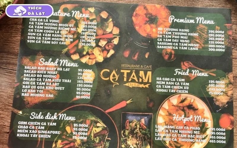 Review chi tiết về quán lẩu cá tầm Xe Lửa Đà Lạt độc lạ - giá rẻ 19 cá tầm xe lửa đà lạt