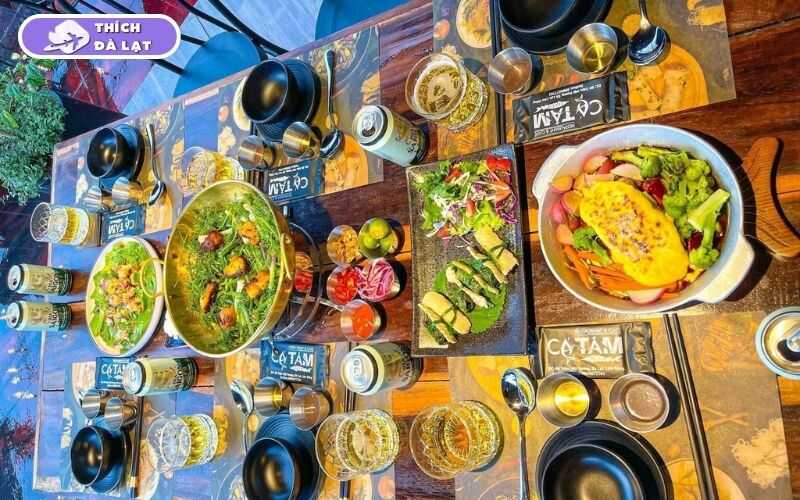 Review chi tiết về quán lẩu cá tầm Xe Lửa Đà Lạt độc lạ - giá rẻ 22 cá tầm xe lửa đà lạt