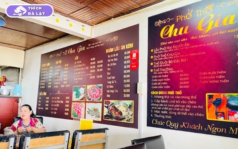 Review chi tiết về quán lẩu cá tầm Chu Gia ngon số 1 Đà Lạt 14 lẩu cá tầm chu gia