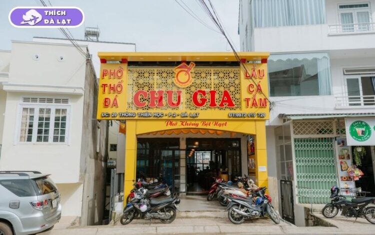 lẩu cá tầm chu gia