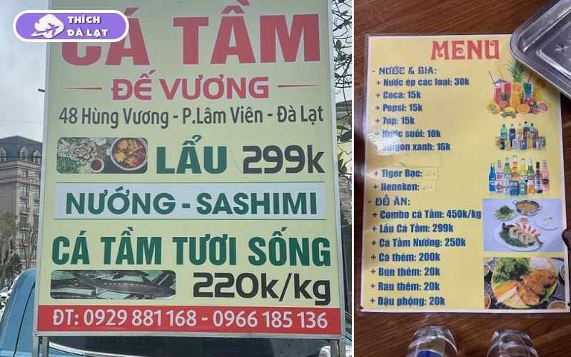 Review chi tiết về quán lẩu cá tầm Đế Vương lâm Đồng đông khách 10 lẩu cá tầm đế vương lâm đồng