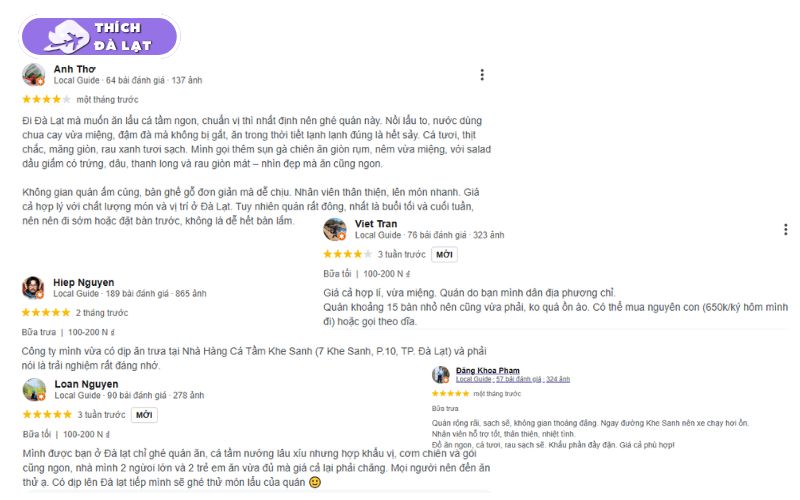 Review chi tiết về quán lẩu cá tầm Khe Sanh tươi ngon đông khách 22 lẩu cá tầm khe sanh