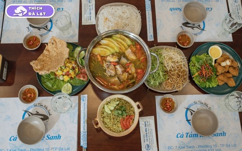 Review chi tiết về quán lẩu cá tầm Khe Sanh tươi ngon đông khách 21 lẩu cá tầm khe sanh