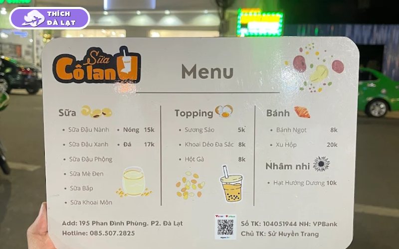 Review chi tiết về quán sữa đậu nành Cô Lan Đà Lạt đông khách tấp nập 8 sữa đậu nành cô lan đà lạt