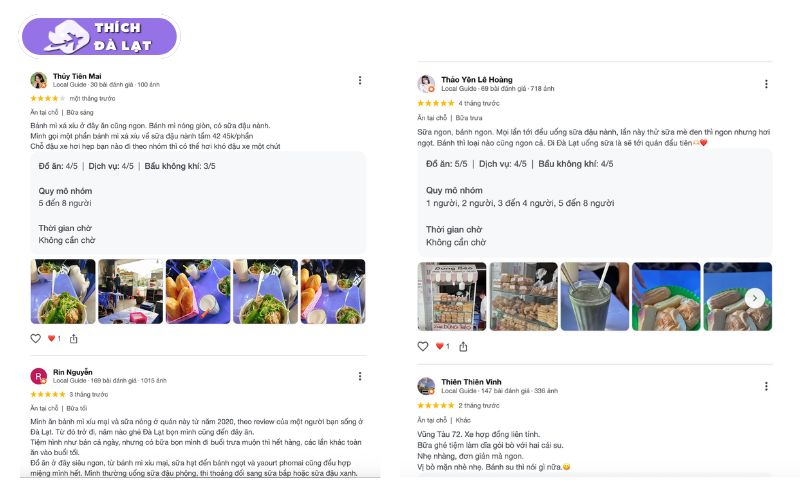 Review chi tiết về quán sữa đậu nành Dung Béo Đà Lạt nổi tiếng 10 sữa đậu nành dung béo