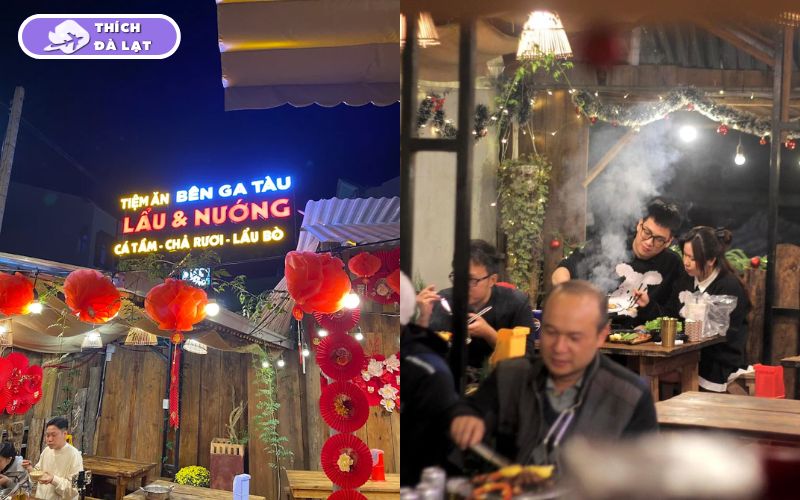 Review mới nhất về tiệm ăn Bên Ga Tàu Đà Lạt vibe mộc mạc 7 tiệm ăn bên ga tàu